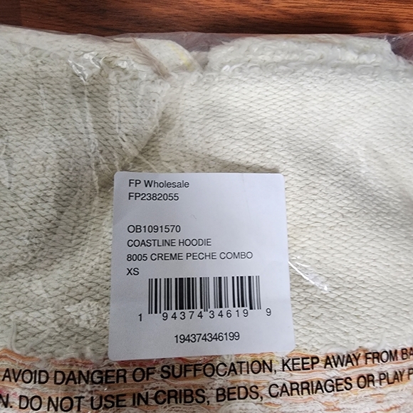 Free People Coastline Hoodie XS/S NWT - Picture 10 of 12